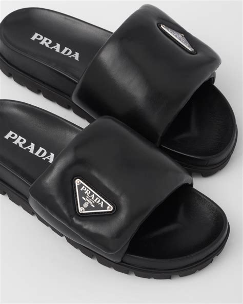 prada clear slides|prada platform slides.